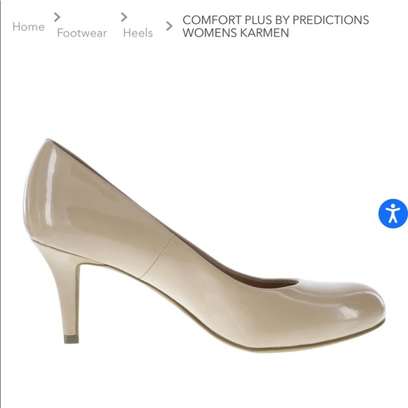 🌹🌹Absolutely Gorgeous Ladies pump size 11w NWT  color Nude Comfortable Casual - Picture 4 of 4